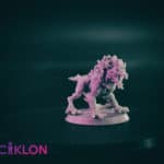 hell hound 3d printable tabletop miniature photograph