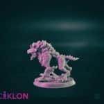 hell hound 3d printable tabletop miniature photograph