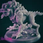 hell hound 3d printable tabletop miniature photograph