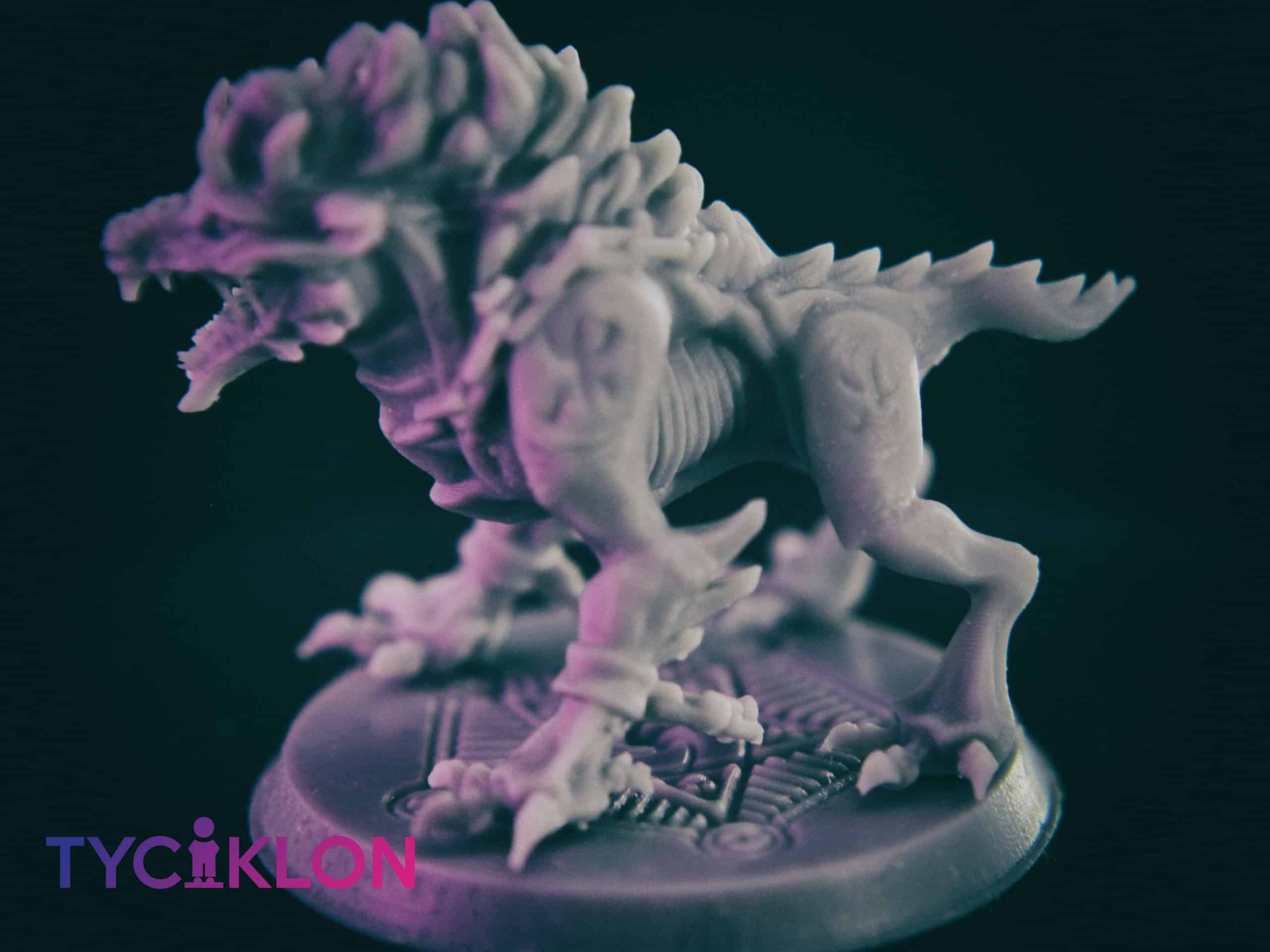 hell hound 3d printable tabletop miniature photograph