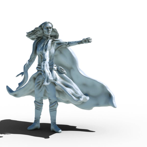 elf sorceress 3d printable tabletop miniature