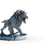 hell hound 3d printable tabletop miniature