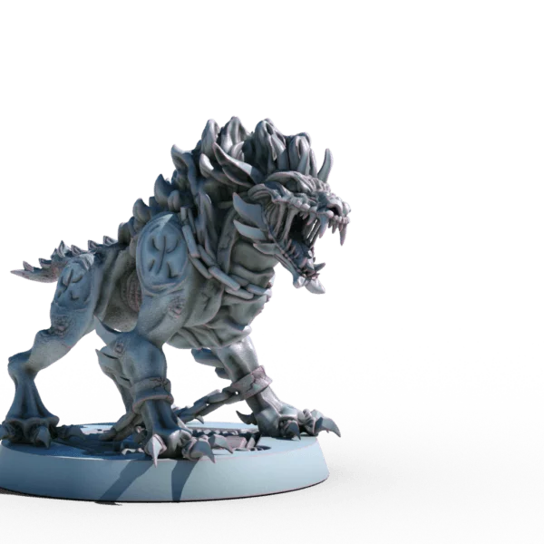 hell hound 3d printable tabletop miniature