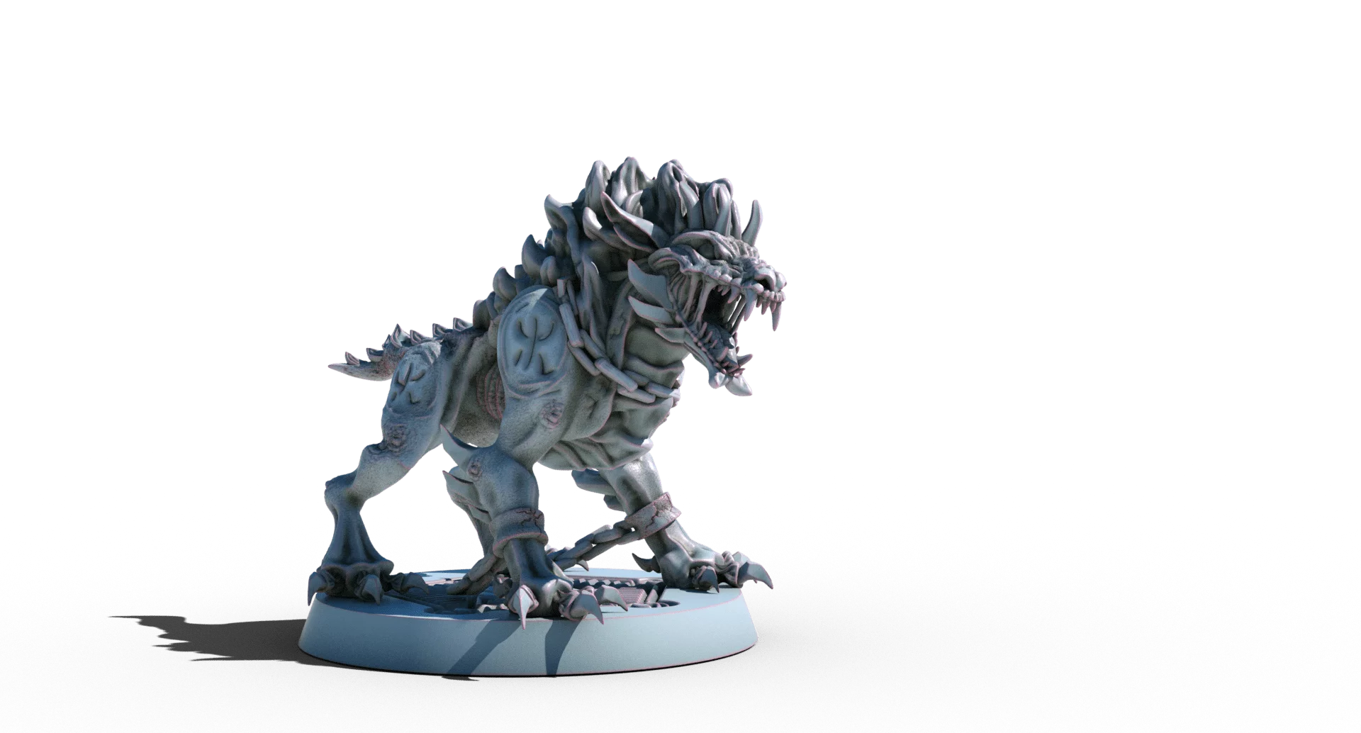 hell hound 3d printable tabletop miniature