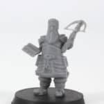 ostead dwarf cleric with book and crossbow 3d printable tabletop miniature photograph