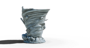 tornado 3d printable tabletop miniature
