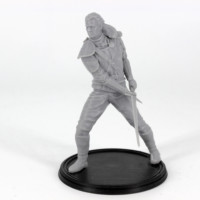 geralt of rivia 3d printable miniature from the printing goes ever on patreon free model photograph