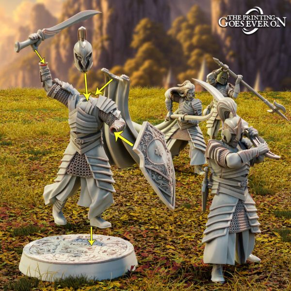 Modular High Elf Swordsmen