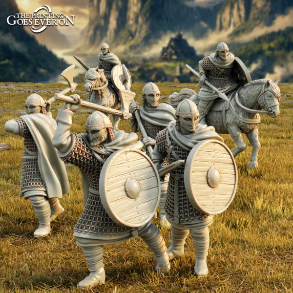 Hirdmen - Viking Warriors - On Foot and Mounted