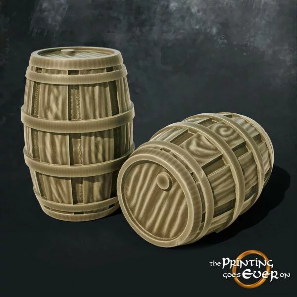 barrels 3d printable tabletop miniatures