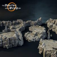 Printable cave terrain system