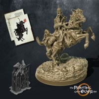 dark rider mounted on horse the printing goes ever on september 2020 patreon pack miniature