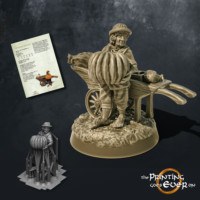 halfling costermonget trader carrying a pumpkin the printing goes ever on september 2020 patreon pack miniature