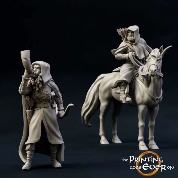 Ridermercia Skirmisher - On Foot and Mounted