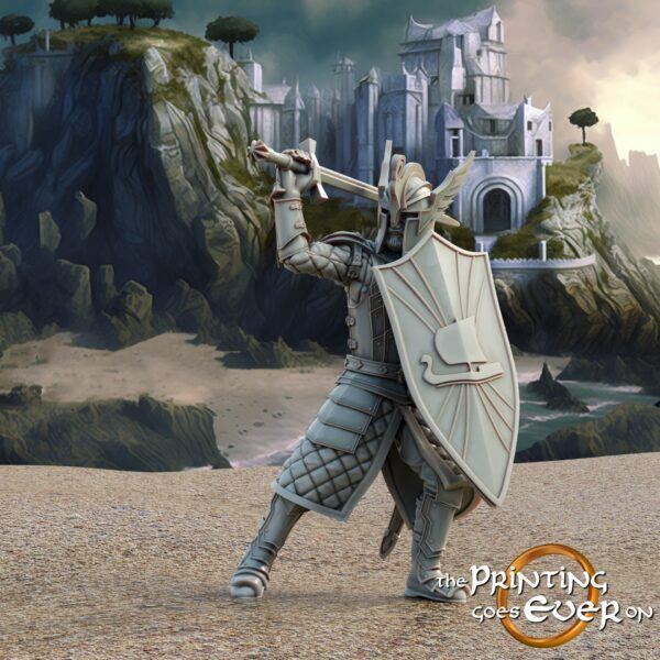 Swan Knight - On Foot - B